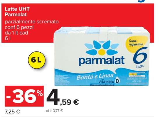 LATTE UHT PARMALAT