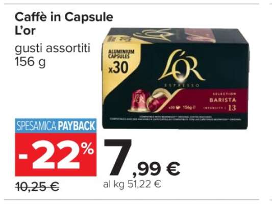 Caffè in Capsule L'or