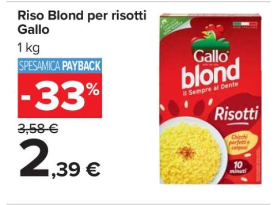 Riso Blond per Risotti Gallo