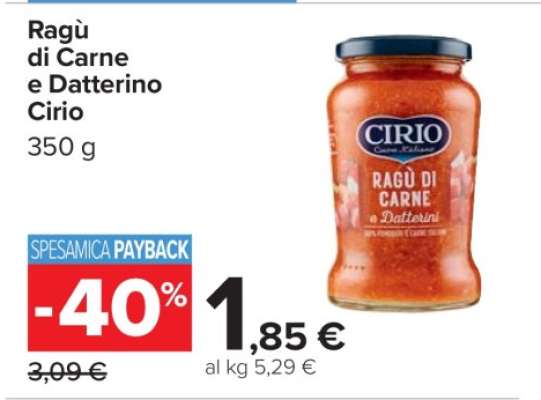 Ragù di Carne e Datterino Cirio