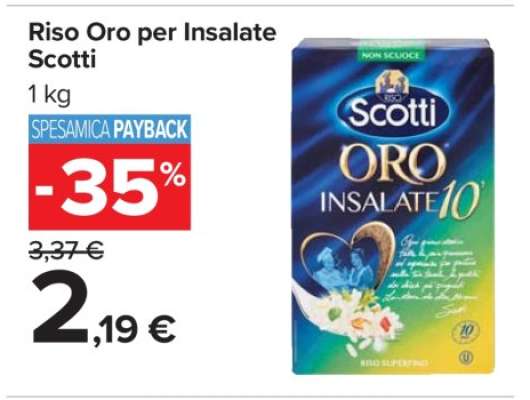 Riso Oro per Insalate Scotti