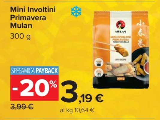 Mini Involtini Primavera Mulan