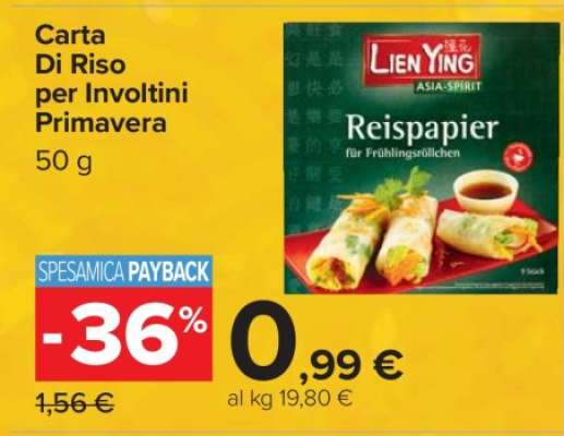 Carta Di Riso per Involtini Primavera