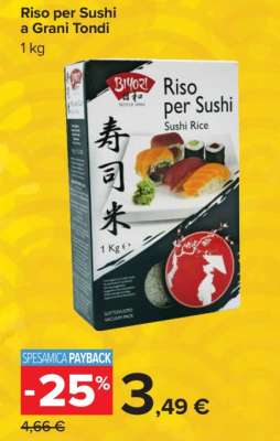 Riso per Sushi a Grani Tondi