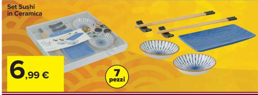 Set Sushi in Ceramica