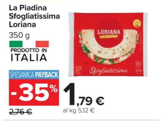 La Piadina Sfogliatissima Loriana