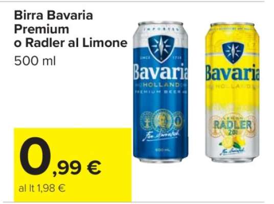 Birra Bavaria Premium o Radler al Limone