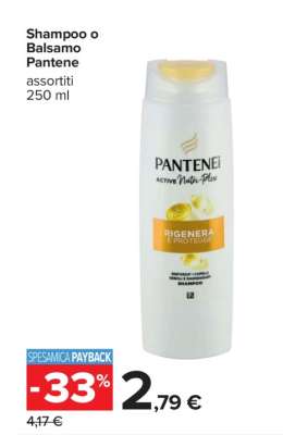 Shampoo o Balsamo Pantene