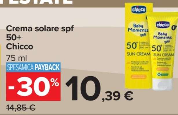 Crema solare spf 50+