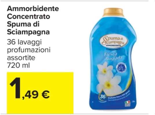 AMMORBIDENTE CONCENTRATO SPUMA DI SCIAMPAGNA