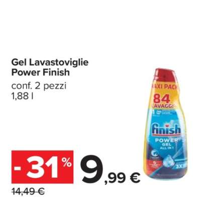 Gel Lavastoviglie Power Finish