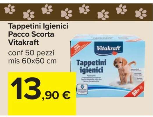 Tappetini Igienici Pacco Scorta Vitakraft