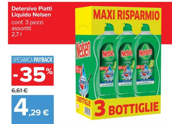 Detersivo Piatti Liquido Nelsen