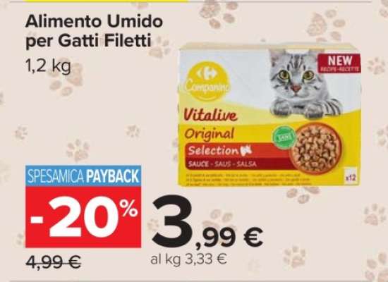 Alimento Umido per Gatti Filetti