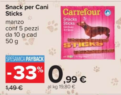 Snack per Cani Sticks