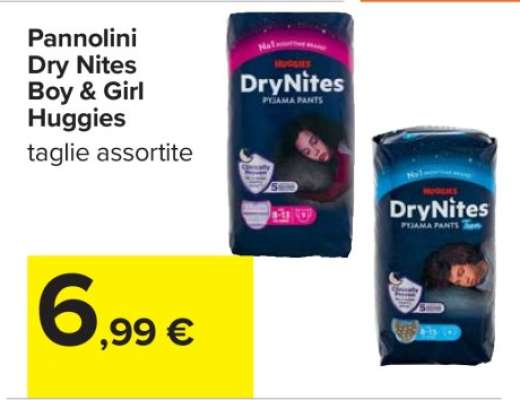 Pannolini Dry Nites Boy & Girl Huggies