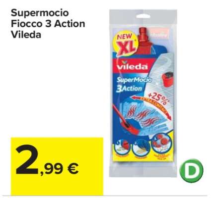 Supermocio Fiocco 3 Action Vileda