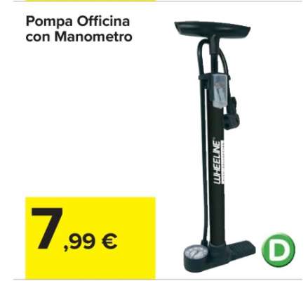 Pompa Officina con Manometro