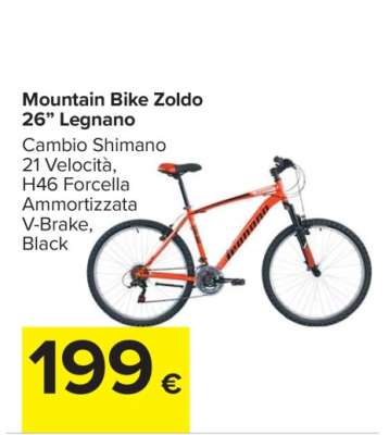 Mountain Bike Zoldo 26” Legnano