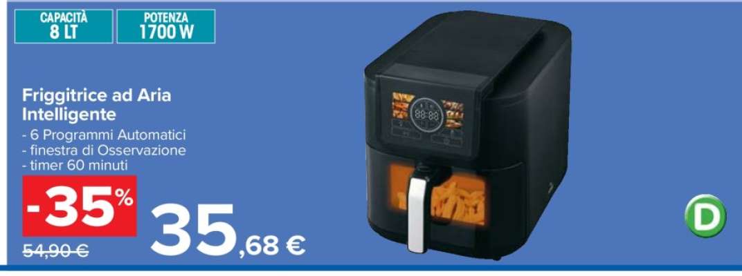 Friggitrice ad Aria Intelligente