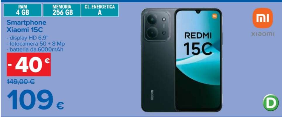 Smartphone Xiaomi 15C