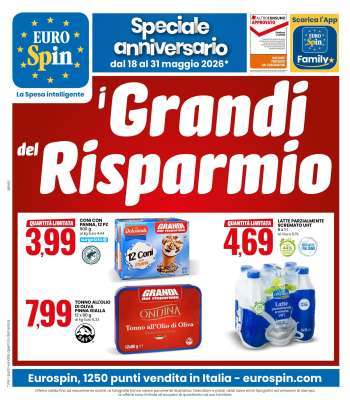 Volantino EuroSpin - 18/5/2026 - 31/5/2026.