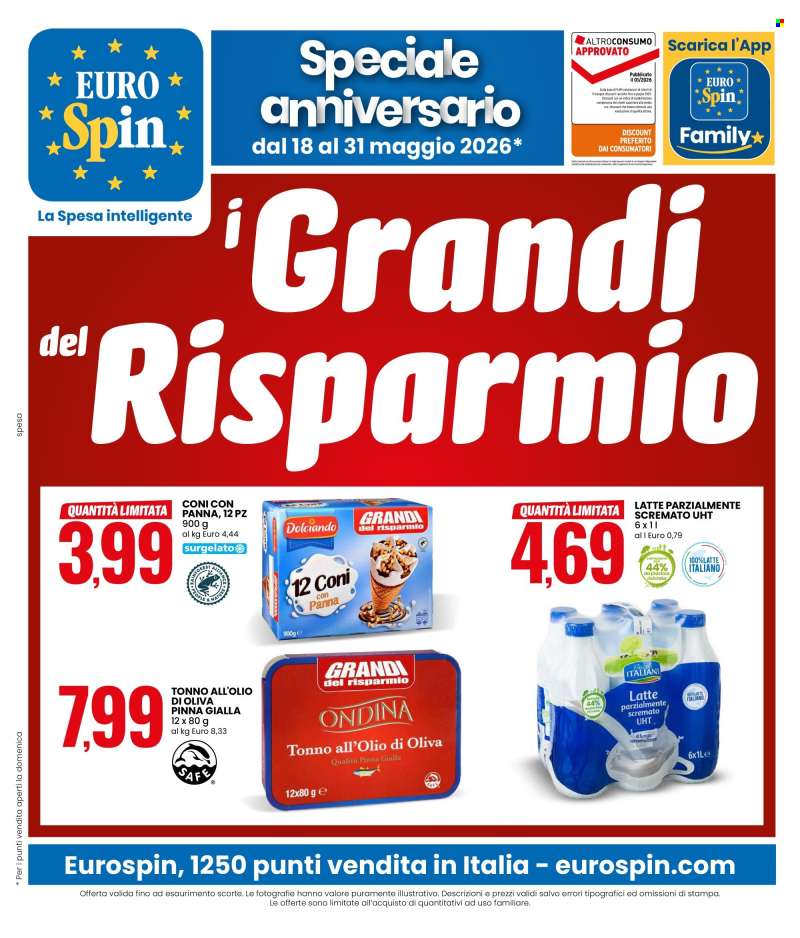 Volantino EuroSpin - 18/5/2026 - 31/5/2026.