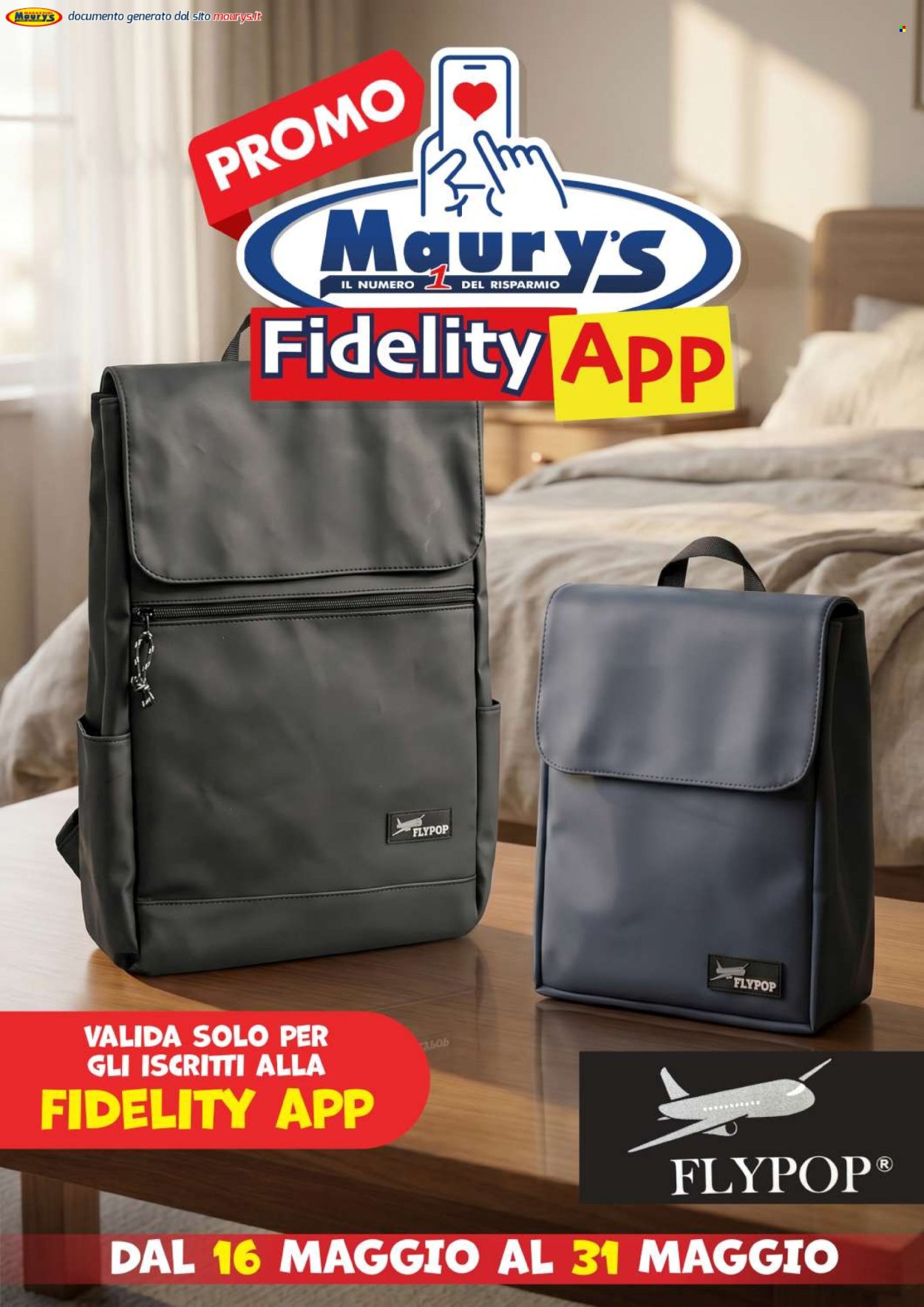 Volantino Maury's - 16/5/2026 - 31/5/2026. Pagina 1