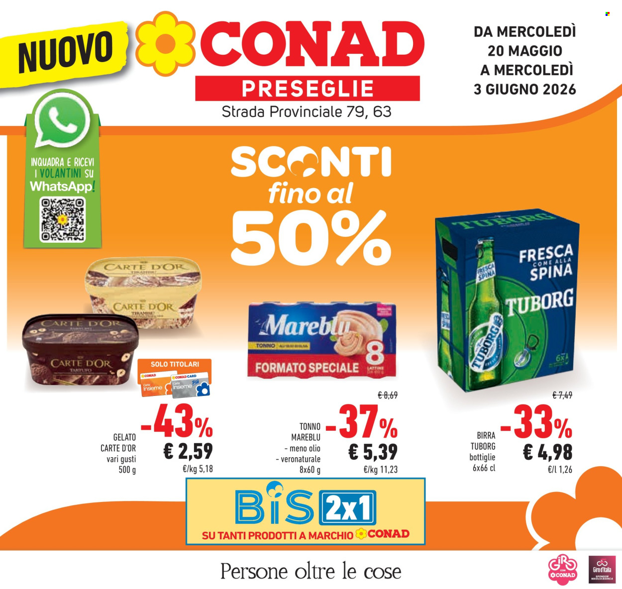 Volantino Conad - 20/5/2026 - 3/6/2026. Pagina 1