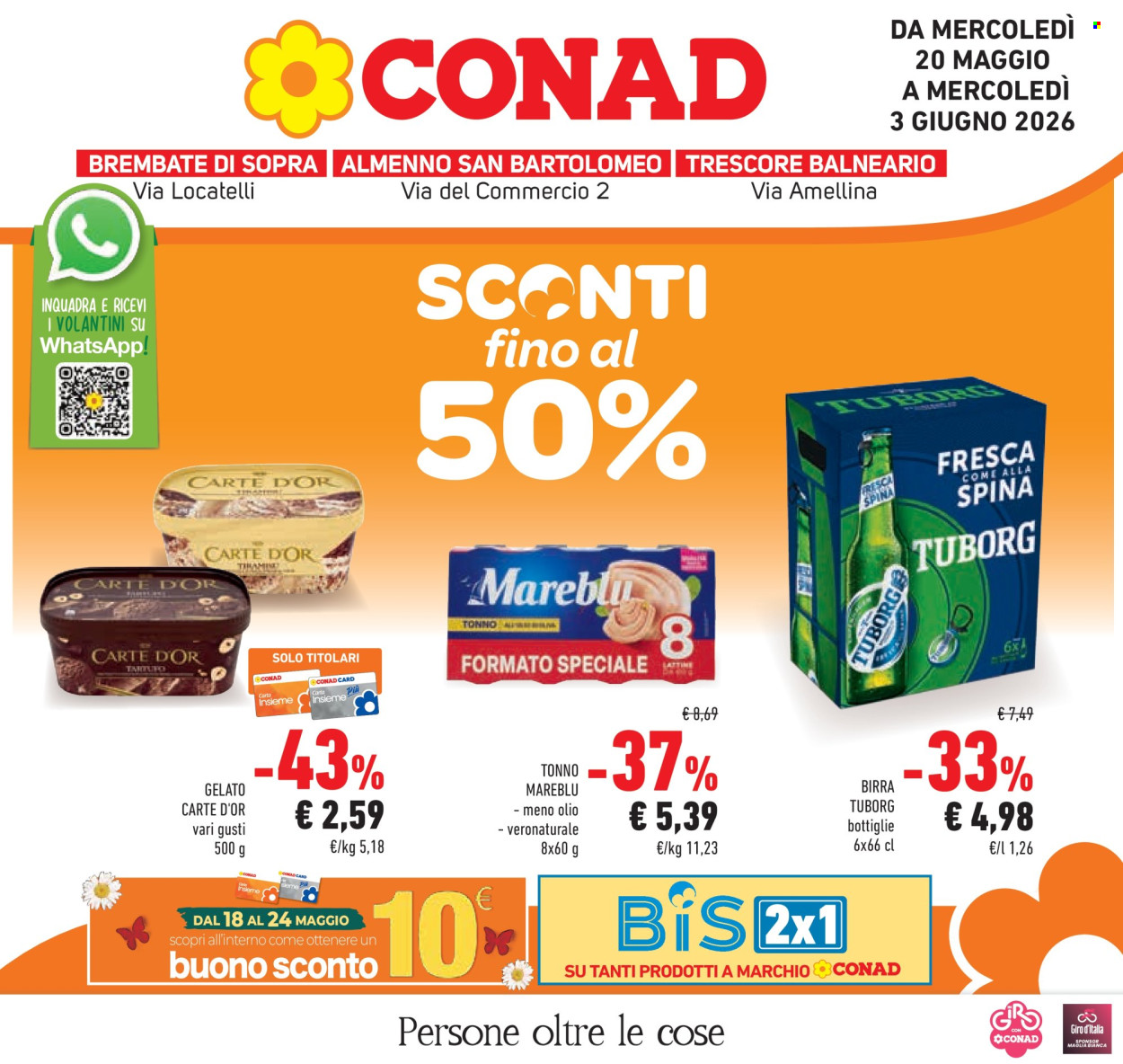 Volantino Conad - 20/5/2026 - 3/6/2026. Pagina 1