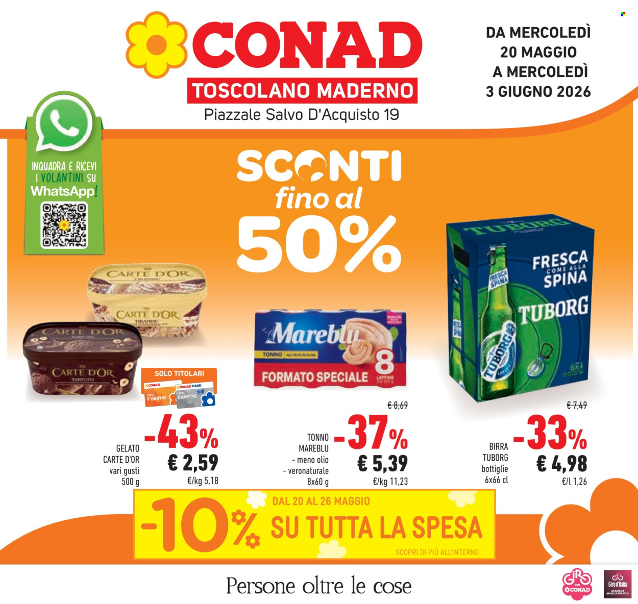Volantino Conad - 20/5/2026 - 3/6/2026. Pagina 1