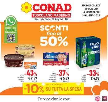 Volantino Conad - 20/5/2026 - 3/6/2026.