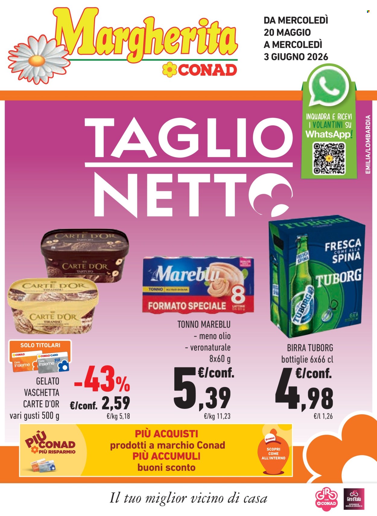 Volantino Margherita Conad - 20/5/2026 - 3/6/2026. Pagina 1