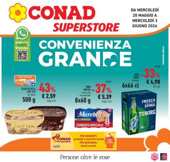 Volantino Conad Superstore - 20/5/2026 - 3/6/2026.