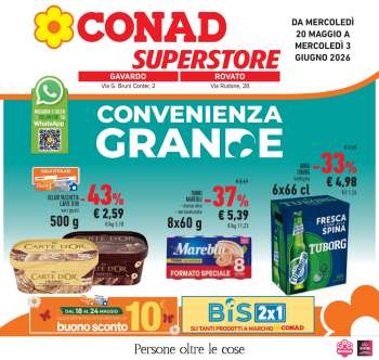 Volantino Conad Superstore - 20/5/2026 - 3/6/2026.