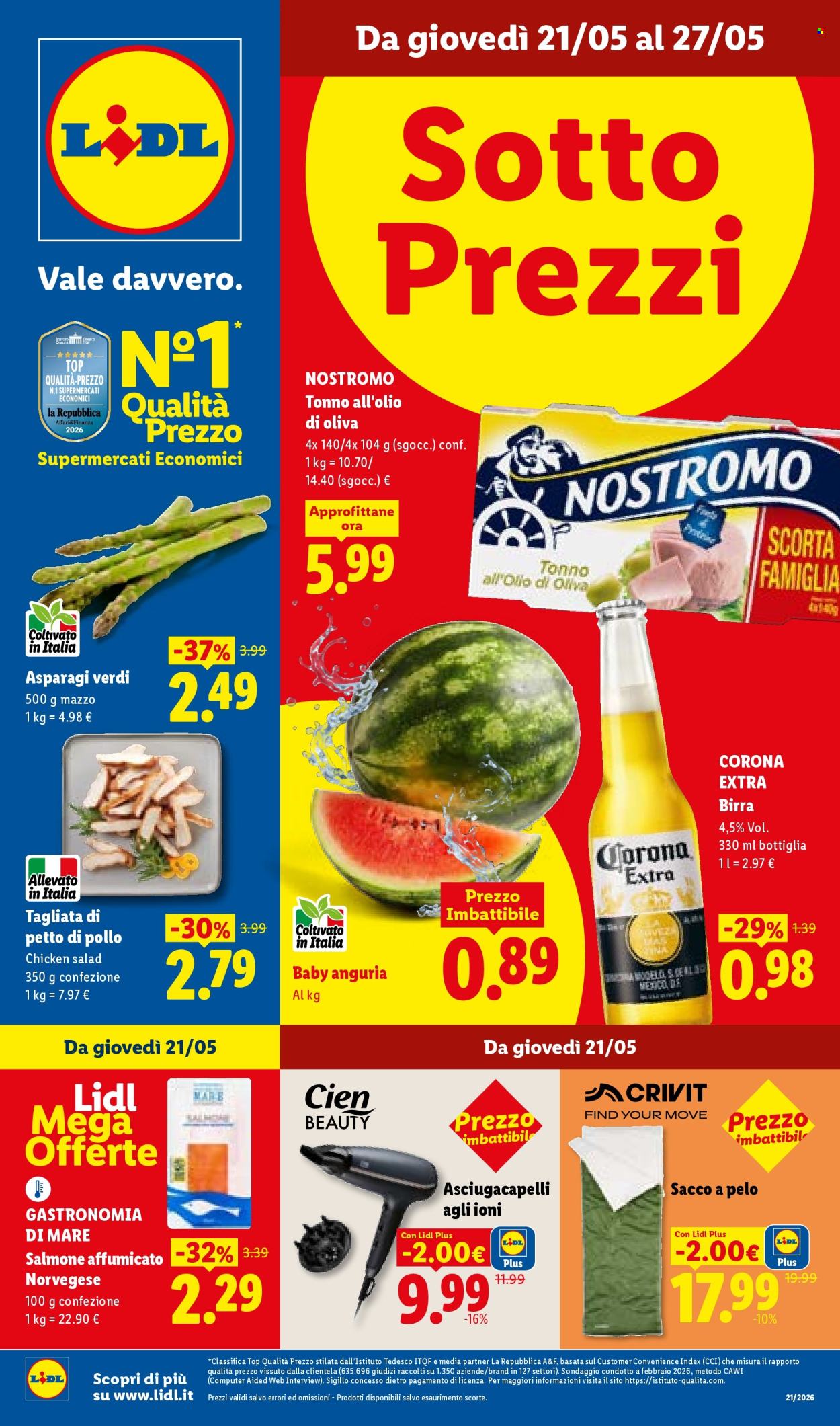 Volantino Lidl - 21/5/2026 - 27/5/2026. Pagina 1
