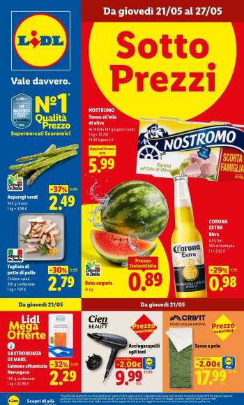 Volantino Lidl - 21/5/2026 - 27/5/2026.