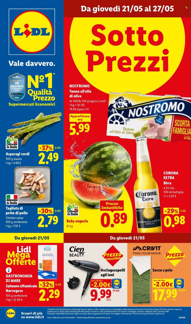 Volantino Lidl - 21/5/2026 - 27/5/2026.