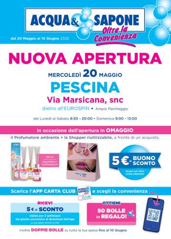 Volantino Acqua & Sapone - 20/5/2026 - 10/6/2026.