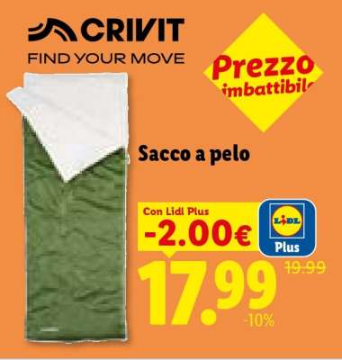 CRIVIT Sacco a pelo