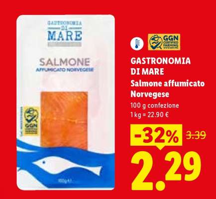 GASTRONOMIA DI MARE Salmone affumicato Norvegese