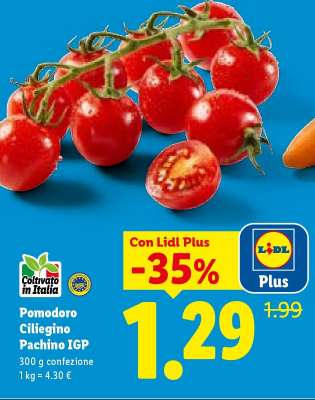 Pomodoro Ciliegino Pachino IGP