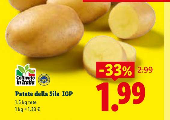 Patate della Sila IGP
