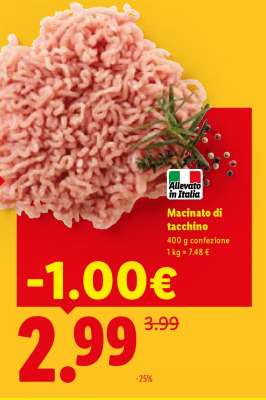 Macinato di tacchino