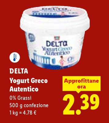 Delta Yogurt Greco Autentico
