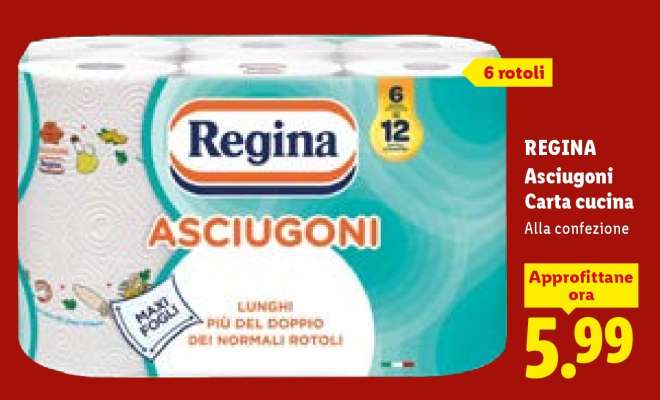REGINA Asciugoni Carta cucina