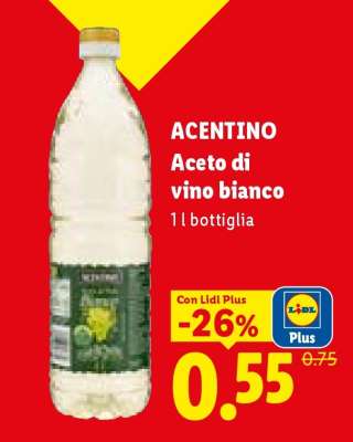 Acentino Aceto di vino bianco