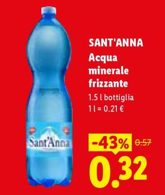 SANT'ANNA Acqua minerale frizzante