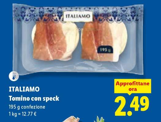 Italiamo Tomino con speck