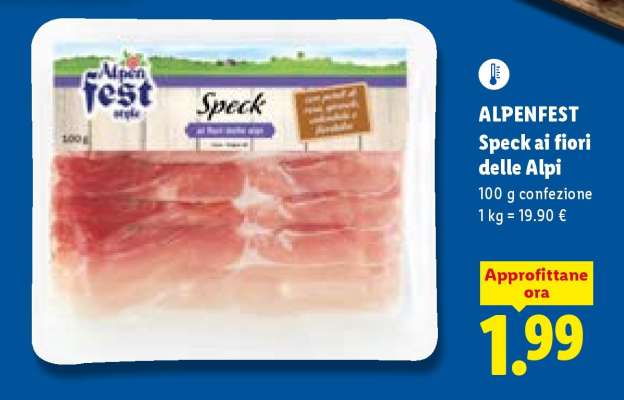 Alpenfest Speck ai fiori delle Alpi